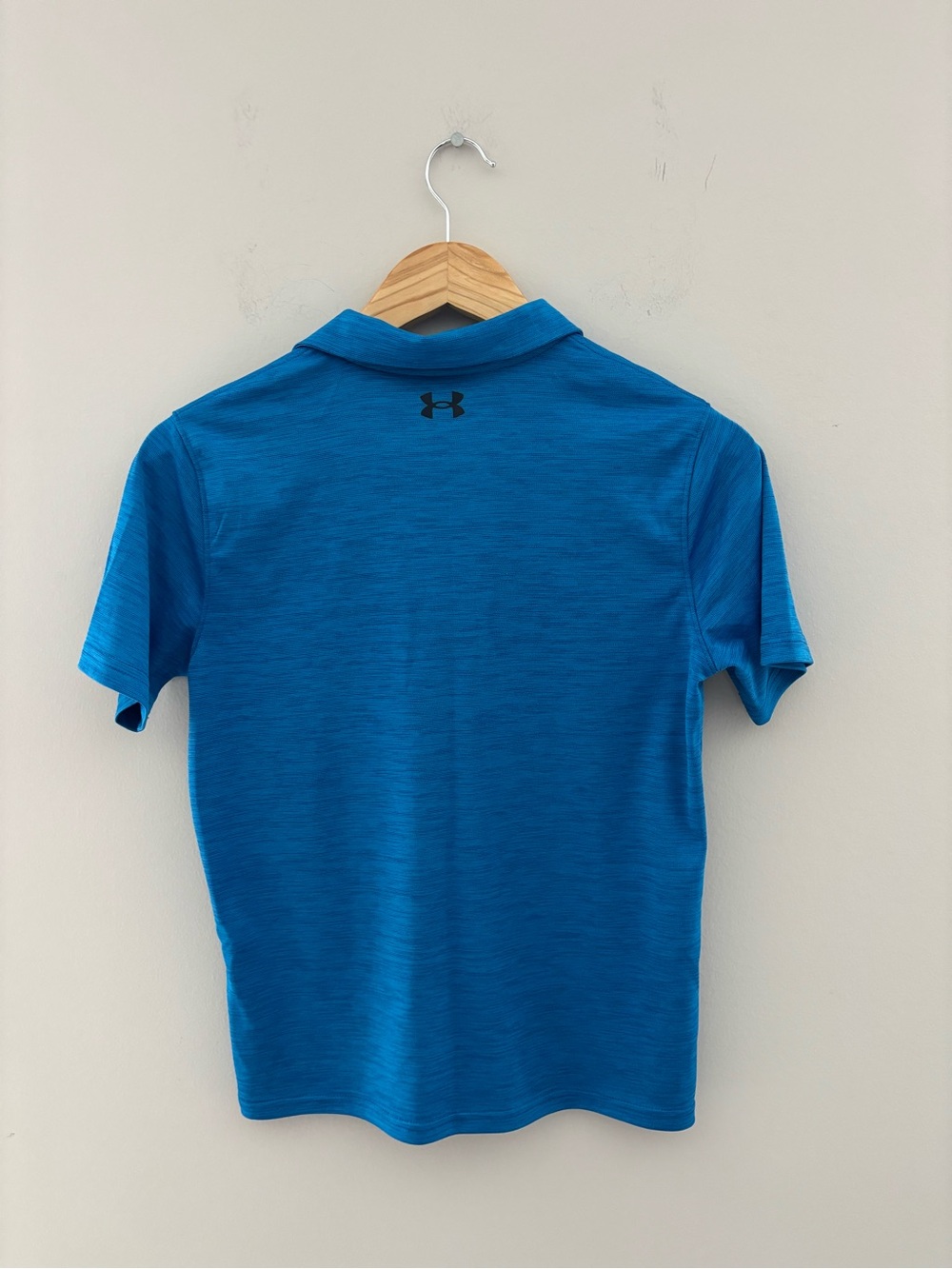 Under Armour Boys Blue Performance Golf Polo Youth Large YLG Loose Fit - Picture 4 of 4